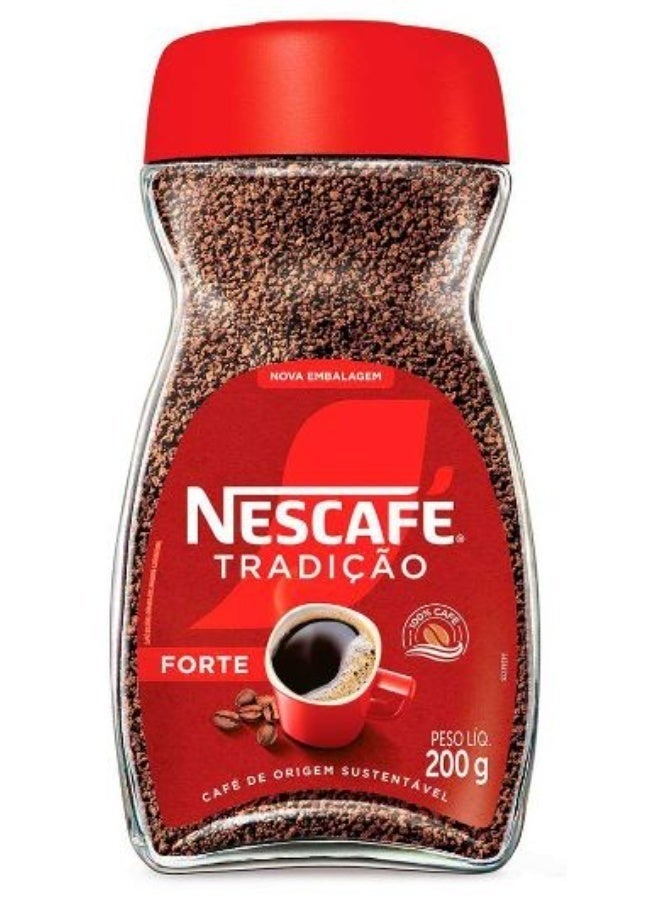 Nestle Nescafe Tradicao Forte Red cap Coffee Jar 200 grams - Image 1