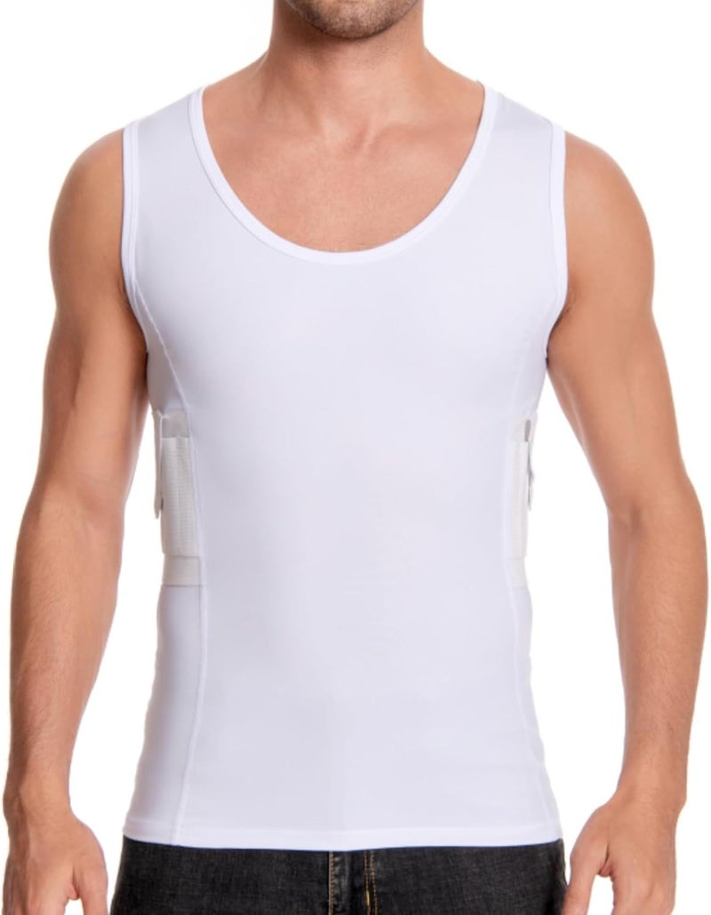 Men's Deep Conceal Carry Compression Vest for Small Handguns - Image 3
