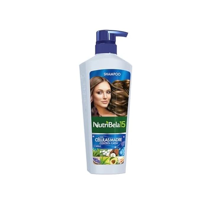 Kit (Shampoo + Treatment + Aluminum Cap) Stem Cells | Set Celulas Madres Control Nutribela15 Colombia (Champu + Tratamiento + Gorro de Aluminio) (13.5oz + 10.1oz) - Image 2