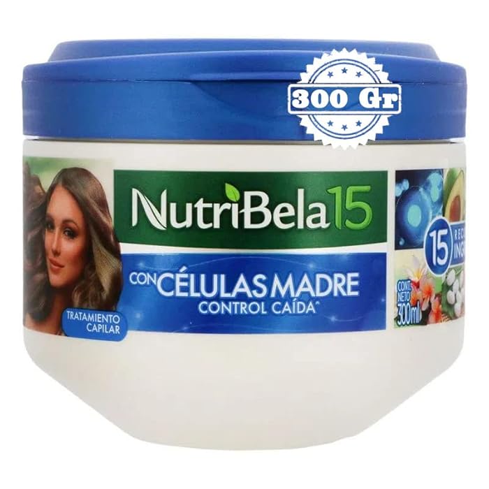 Kit (Shampoo + Treatment + Aluminum Cap) Stem Cells | Set Celulas Madres Control Nutribela15 Colombia (Champu + Tratamiento + Gorro de Aluminio) (13.5oz + 10.1oz) - Image 4