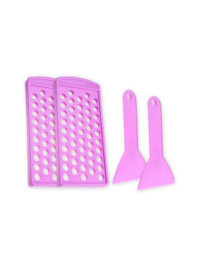 Kare Kind Lip Balm Filling Tray and Spatula (2 Sets) - Fast and Easy To Use - Just Pour & Spread - Instantly Fills 50 Lip Balm Containers (sold separately) - Make Your Own Natural Lip Balm Chapsticks at Home - Image 1