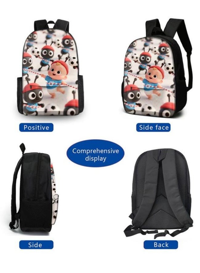 Bright Li Fire Fashion is unlimited! Cartoon bag three-piece set, suitable for a variety of scenes for students and teenagers (available for students, children, friends on outings, mountain climbing, school, etc.) - 1 - Image 3