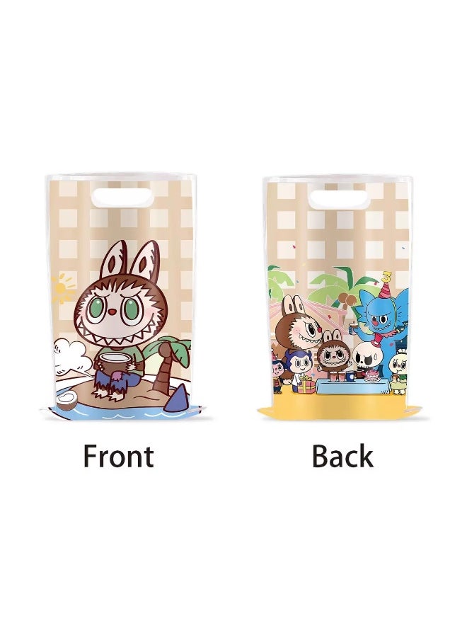 LABUBU 20pcs Cartoon Rabbids Pattern Birthday Party Supplies, Cartoon Candy Bags, Tote Bags, Kids Gift Bags, Adult Birthday Party Decorations  - Image 3