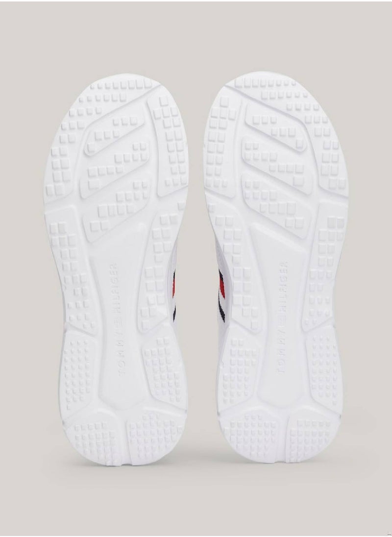 TOMMY HILFIGER - Men's Th Modern Essential Cleat Runner Trainers -  Recycled polyester mix upper, White - Image 1