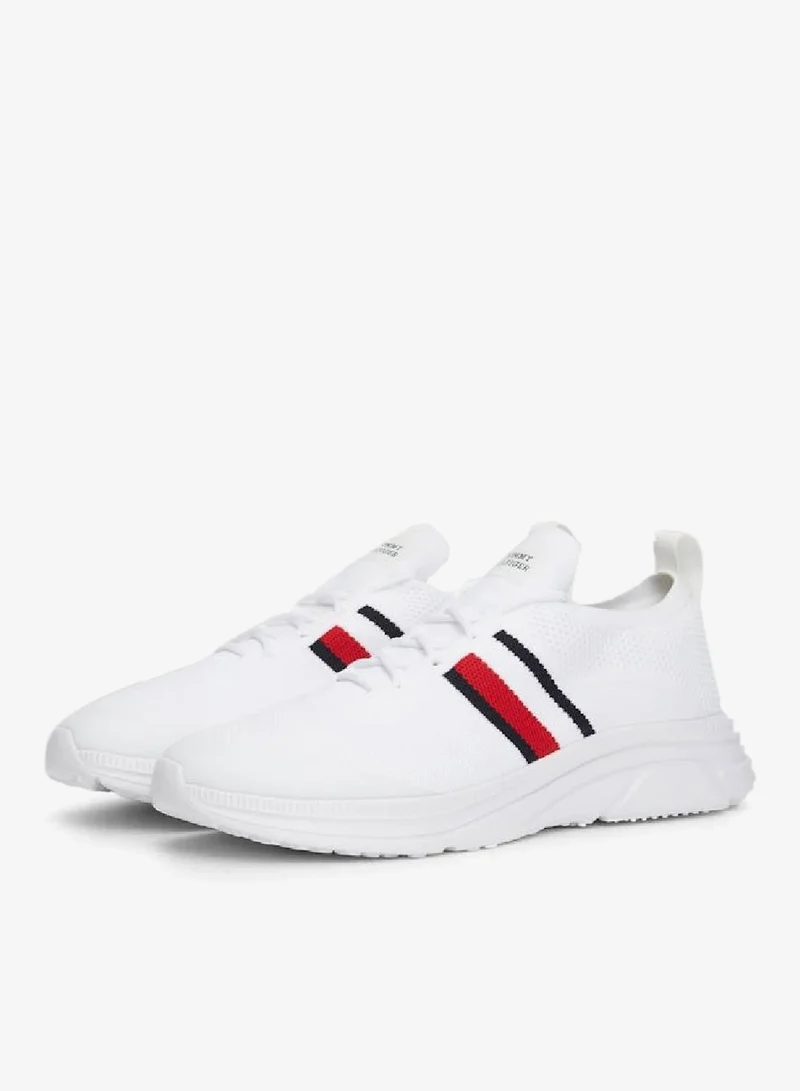 TOMMY HILFIGER White Th Modern Essential Cleat Runner Sneakers for Men | Best Price UAE