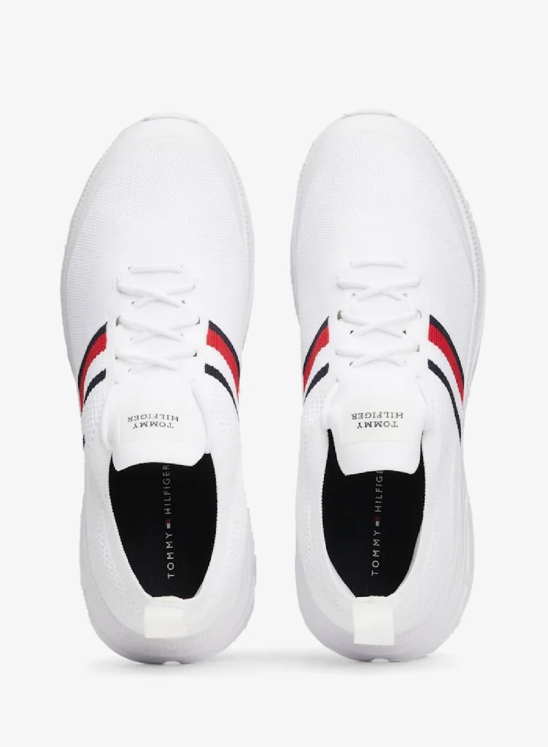 TOMMY HILFIGER White Th Modern Essential Cleat Runner Sneakers for Men | Best Price UAE