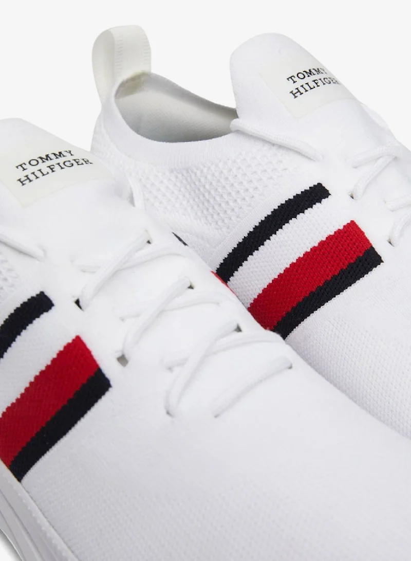 TOMMY HILFIGER White Th Modern Essential Cleat Runner Sneakers for Men | Best Price UAE