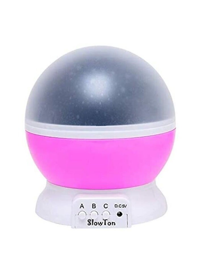 إن تك جهاز عرض ضوء ليلي على شكل نجمة للأطفال، مصباح إضاءة مرصع بالنجوم، ضوء دوار بجانب السرير، مهدئات نوم الطفل، نجمة قمر LED ملونة لغرفة نوم الأطفال - Image 3