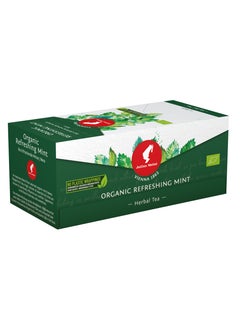 JULIUS MEINL Julius Meinl Organic Refreshing Mint Herbal Tea 25 tea bags - Plastic Free Packaging & Biodegradeable Filter  - Image 1