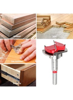 yongsheng Hinge Jig Drill Guide Set, 35mm Bit, 35mm Cup Style Concealed Hinge Jig Drill Guide Set Door Boring Hole Bit Tungsten Carbide  - Image 5