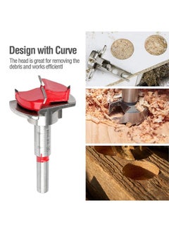 yongsheng Hinge Jig Drill Guide Set, 35mm Bit, 35mm Cup Style Concealed Hinge Jig Drill Guide Set Door Boring Hole Bit Tungsten Carbide  - Image 4