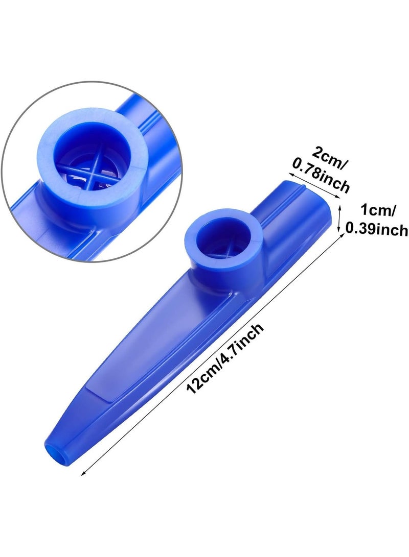 SUNSAR 10 Psc Plastic Kazoos Musical Instruments for Party, Early Childhood Education Gifts(5 Colors) - Image 2