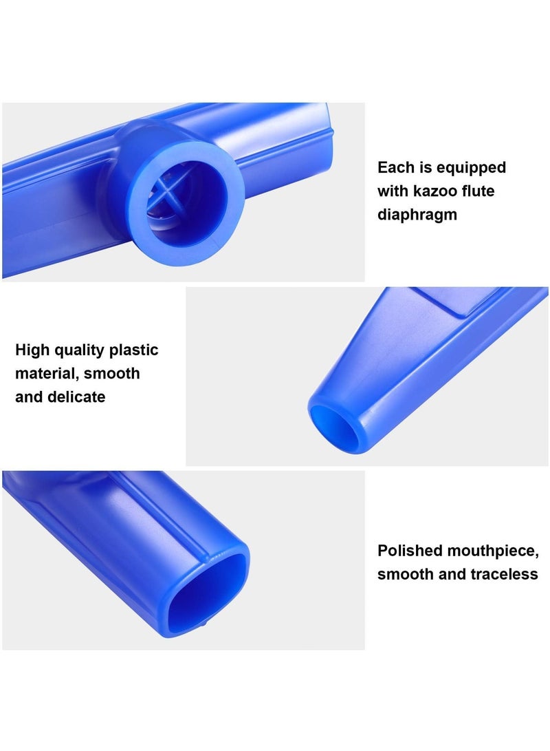 SUNSAR 10 Psc Plastic Kazoos Musical Instruments for Party, Early Childhood Education Gifts(5 Colors) - Image 4