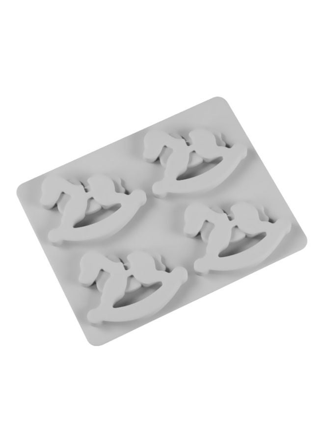NIBEMINENT Silicone Cake Mould Grey 20.8x16.7x1.2cm - Image 3