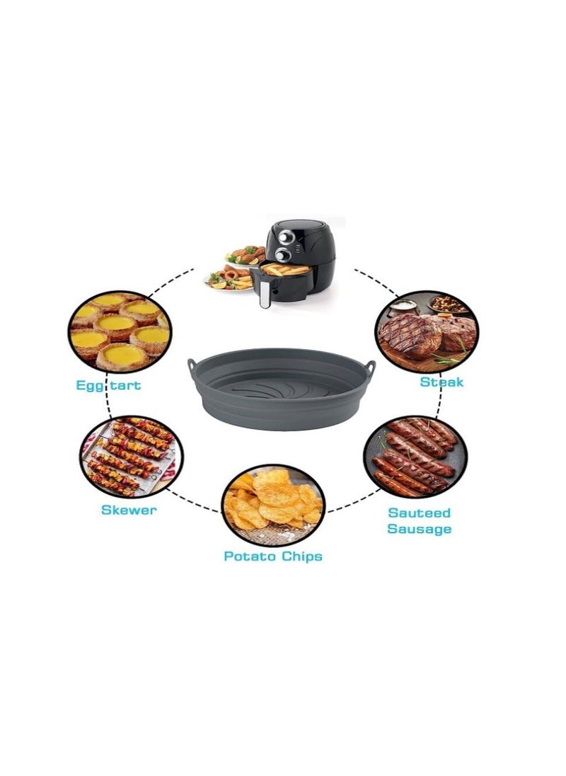 FOSCADIT Foscadit Air Fryer Liners Premium Airfryer Liners Durable Air Fryer Silicone Liners Essential Food Grade Air Fryer Accessories for Healthy Cooking  - Image 4