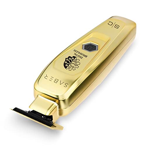 StyleCraft Saber Professional Full Metal Body Digital Brushless Motor Cordless Hair Trimmer (Gold) - Image 3