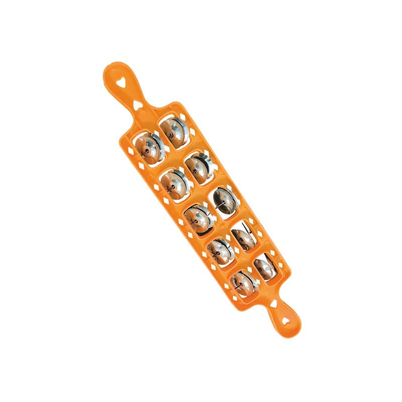 Plastic Majira Five line Music Instrument for kirtan, Bhajan, Mandir aarti (Mustard, Pack of 1)