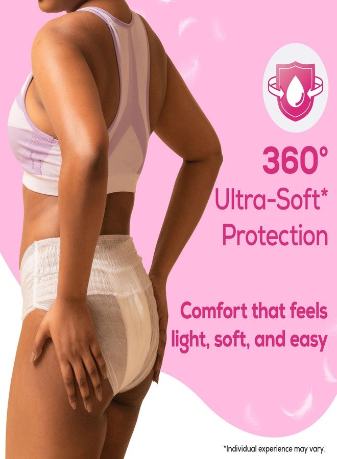 عشية أي وقت مضى سراويل إيفريف فائقة النعومة للحيض للبنات والسيدات، (مقاس XL-XXL)، 10 قطع، تغطية كاملة 360 درجة طوال الليل، طبقة علوية فائقة النعومة، امتصاص عالٍ للتدفق الغزير، سراويل داخلية للاستخدام مرة واحدة للحوامل وما بعد الولادة - Image 3