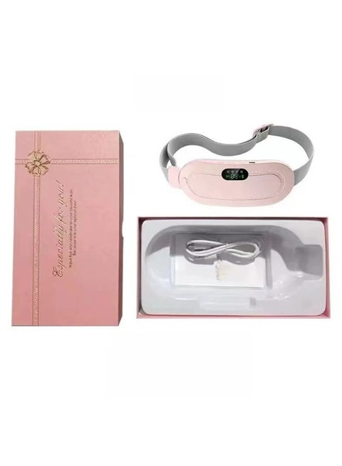 Pink Smart Uterine Warming Band - 3-second fast heating, 4-speed vibration massage, 3-speed temperature control, noise reduction and silent design, relieves menstrual pain, and provides warm care for multiple parts of the body (Gift Box)