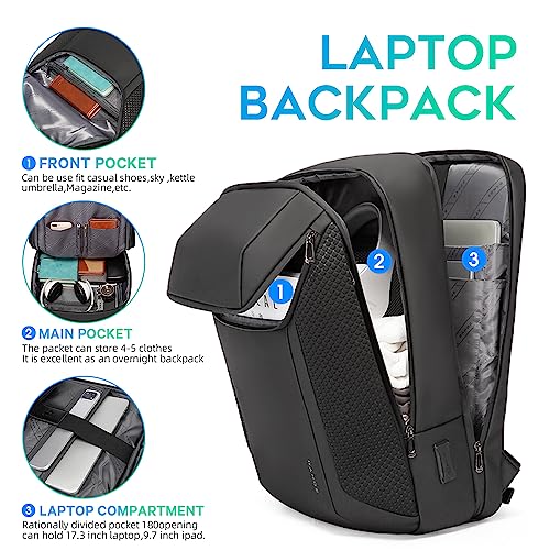 BANGE Smart Business Laptop Backpack Waterproof can fit 15.6-17.3 Inch Laptop with 3.0 USB charging port for men and women - Image 2