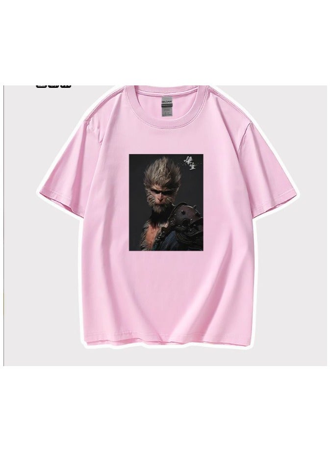 Black Myth Wukong Game Quick Drying Short Sleeved T-shirt for Men And Women 