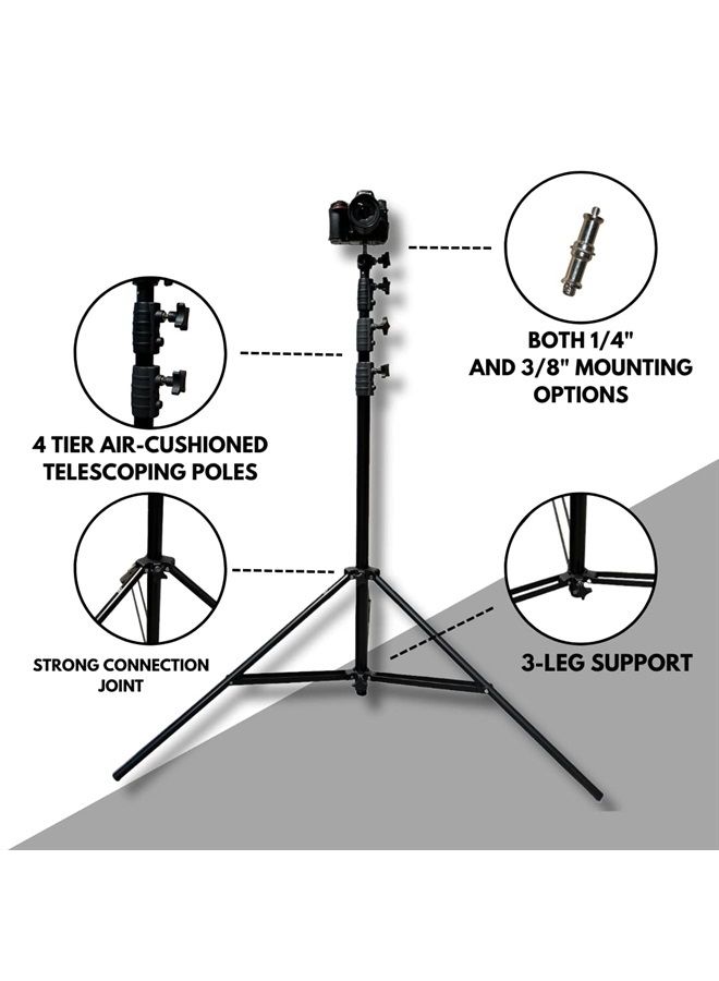Glide Gear TST 12 Tall 12-Foot Tripod Mast Stand for Photo Video - Image 2