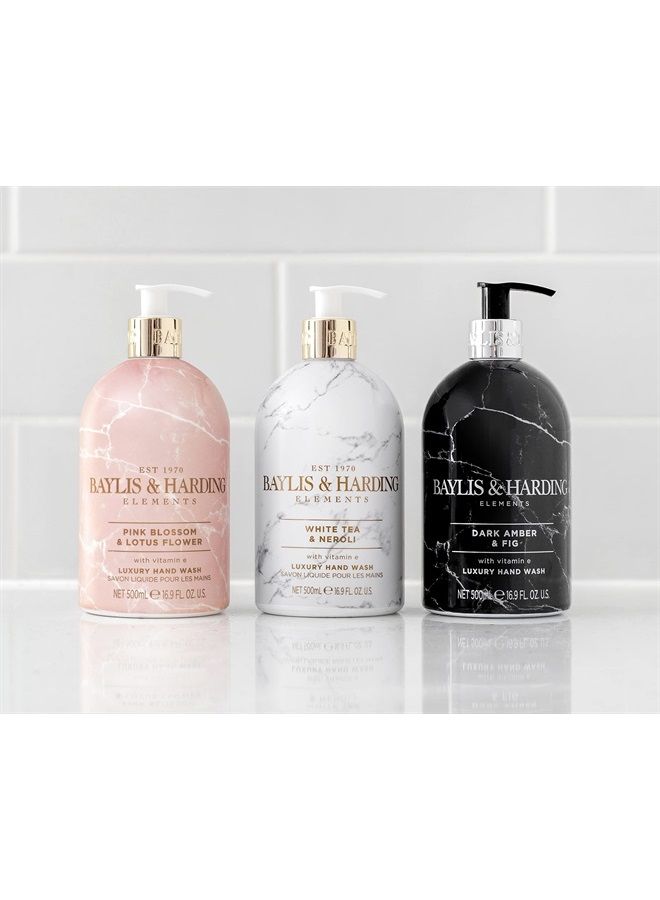 Baylis & Harding غسول اليدين Dark Fig &amp; Amber Elements، 500 مل - مناسب للنباتيين - Image 5