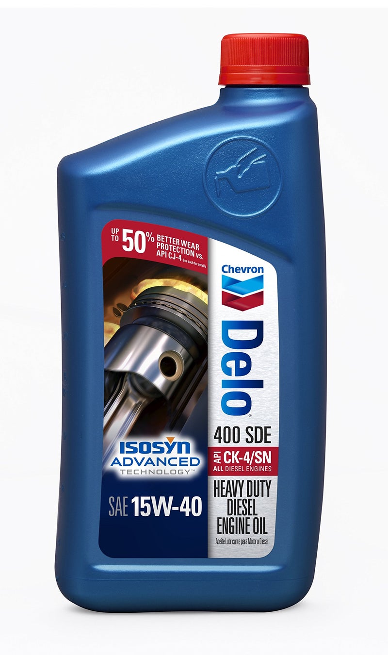 Chevron Delo 400 SDE SAE 15W-40 Motor Oil - 1 Quart Bottle - Image 3