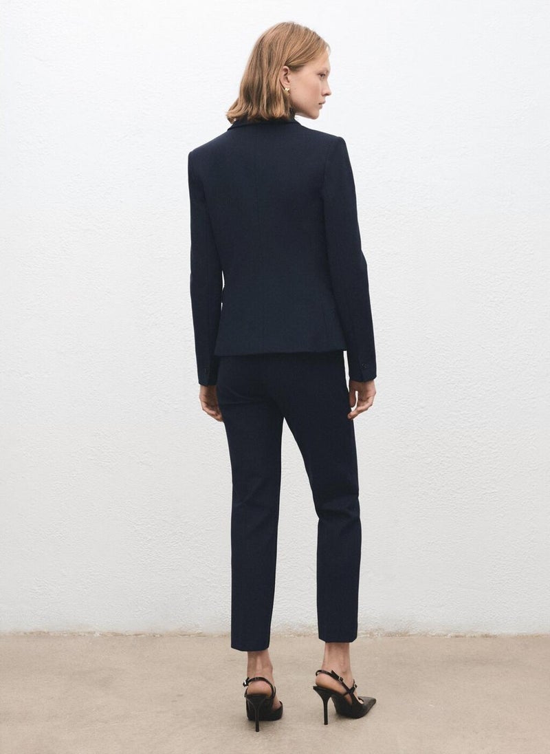 MANGO Fitted suit blazer - Image 2