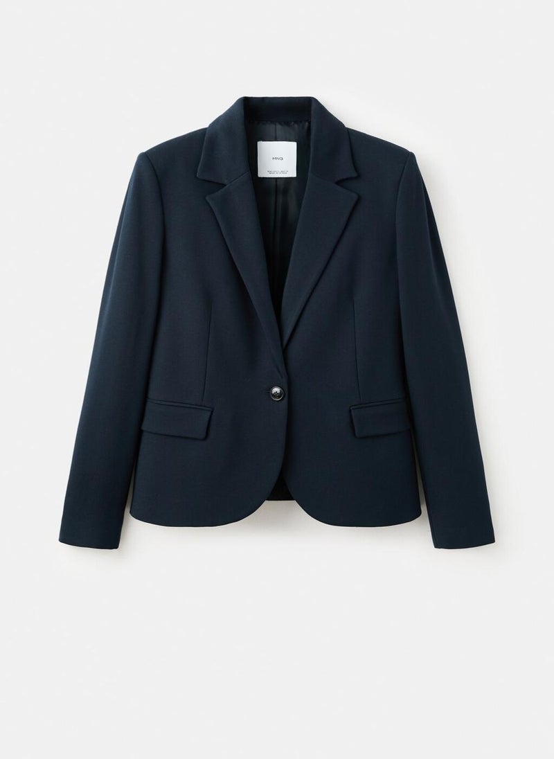MANGO Fitted suit blazer - Image 5