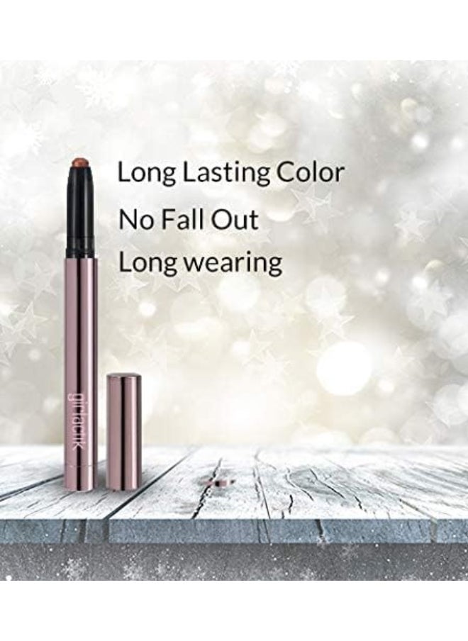 girlactik - Usa Metallic Brown Eyeshadow Pen - Image 1