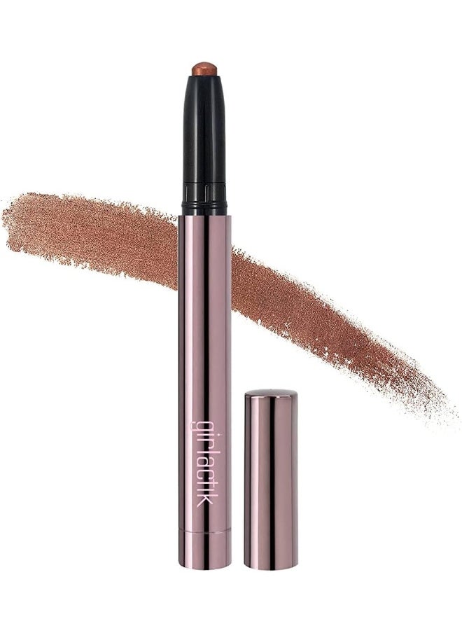 girlactik - Usa Metallic Brown Eyeshadow Pen - Image 1
