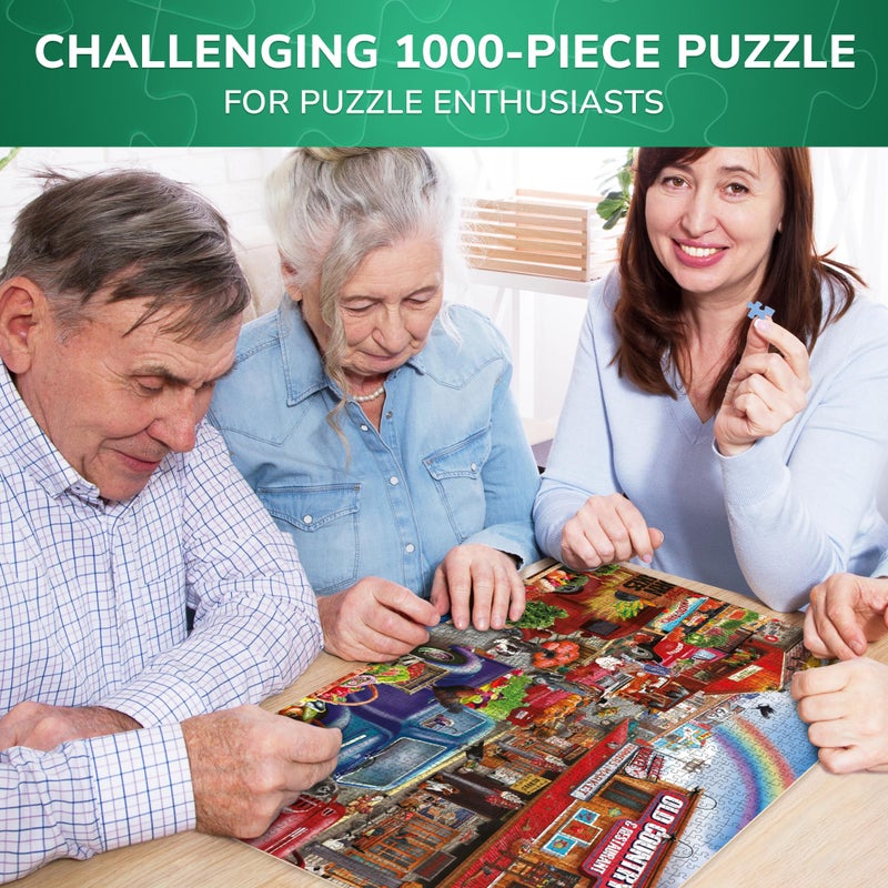 QUOKKA 1000 Pieces Puzzle for Adults and Up - Jigsaw Puzzles for Men and Women - Bazaar Activity for Kids Ages 8-12 and Up - Colourful Game Toy for Family - Image 2