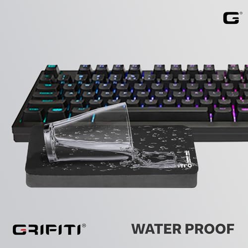GRIFITI Fat Wrist Pad 8" x 2.75" x 0.75" inches Mouse Rest Ergonomic Hand Palm Pads Support for Keypads, Numberpads, Trackpads, Trackball Mousepads Computer Mousepad Gaming Rests Accessories - Image 4