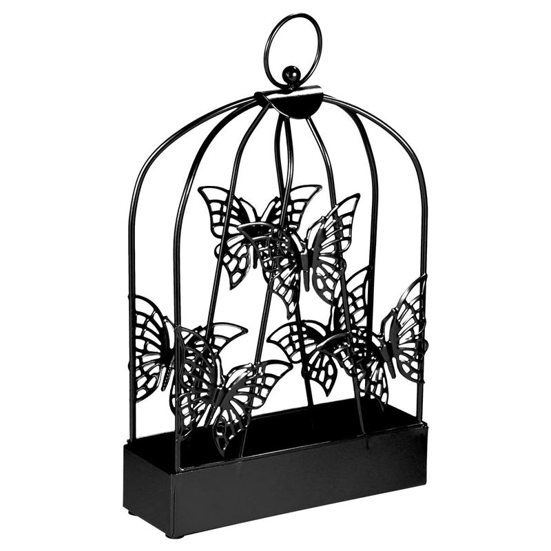 Creative Butterfly Mosquito Incense Holder Fireproof Metallic Ash Catcher Tray for Home Outdoor - Image 2