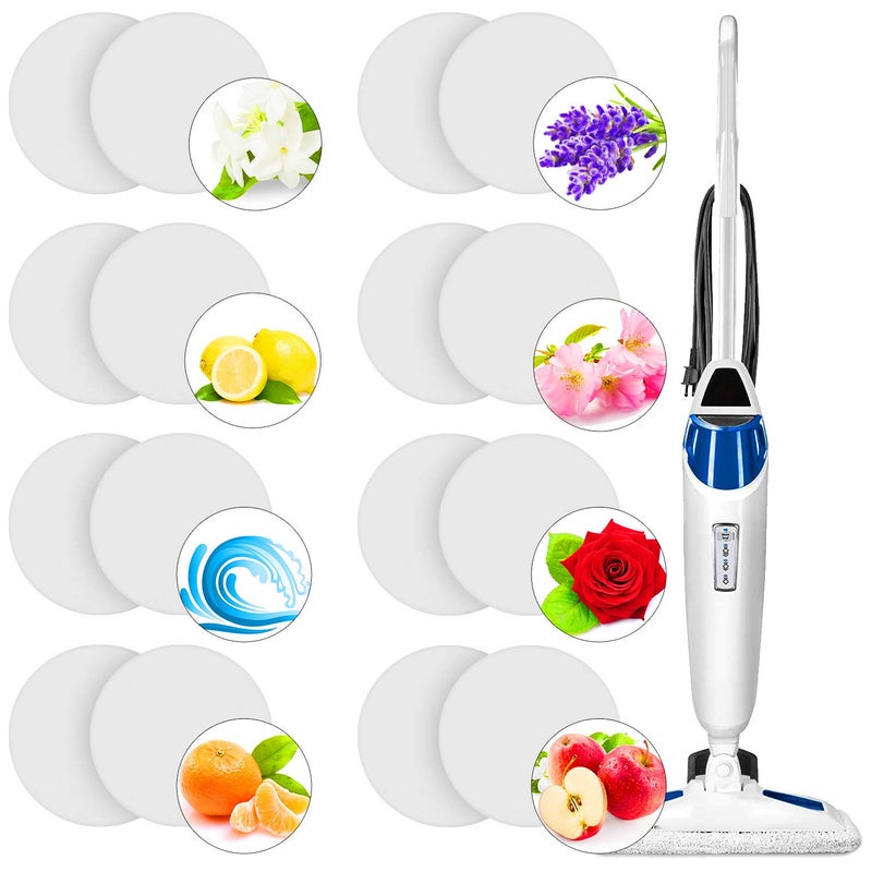 Maitys Maitys Replacement Steam Mop Scent Discs Fragrance Scented Pads 8 Different Fragrance Discs Compatible with Bissell Powerfresh and Symphony Series Fits Model 1940 1806 and 1132 24 Pieces 