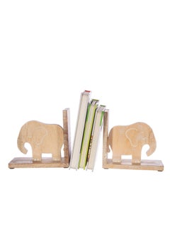 Sass & Belle Sass and Belle Elephant Wooden Bookends - Cute Room Decor  - Image 3