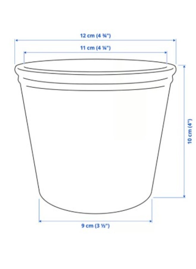 Generic Plant pot, light grey-beige, 9 cm  - Image 5