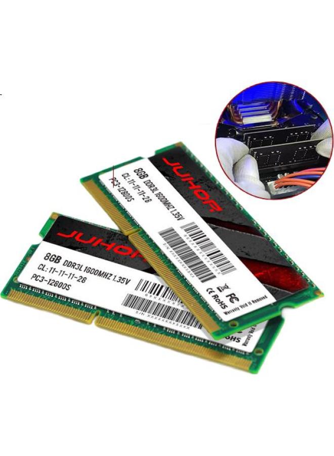 Juhor 8Gb Ddr3L 1600 Laptop Memory Module, Low Voltage 1.35V - Image 1