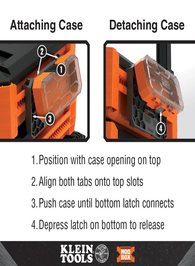 Klein Tools 50048 C-Style Copper Tubing Pipe Cutter Tool Set with 1/2, 3/4, and 1-Inch Cutters, MODbox Case, Ultra-Compact for Tight Spaces, 3-Piece - Image 5