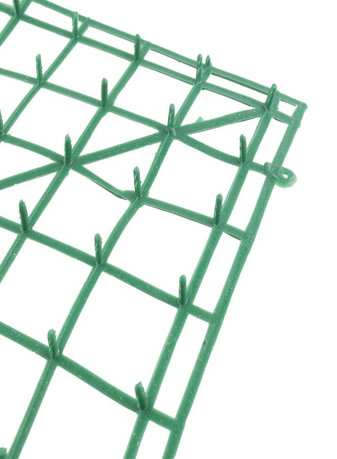 WHYHKJ 6PCS Artificial Flower Grid Panels (25cmx25cm) Plant Wall Base Plastic Flower Insert Grid Arch Simulation Background Wall Lawn Fence Grid for DIY Arch Decoration Wedding Birthday Party - Image 3