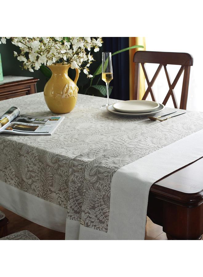 Bluejw American Style Country Retro Pastoral Household Simple High-end Sense Rectangular Fabric Hotel Tablecloth Dining Table Tablecloth Dirty Resistant - Image 4