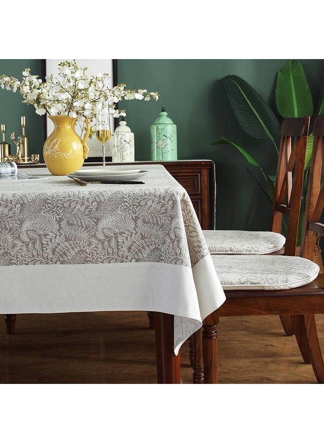Bluejw American Style Country Retro Pastoral Household Simple High-end Sense Rectangular Fabric Hotel Tablecloth Dining Table Tablecloth Dirty Resistant - Image 3