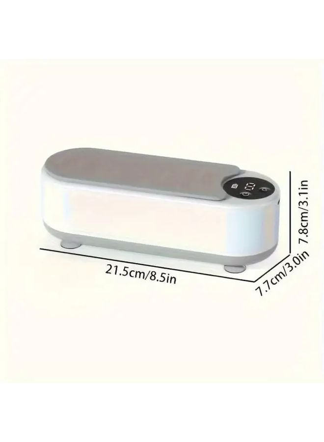 Portable White Ultrasonic Cleaner 360 High Frequency Vibration USB Charging For Jewelry - Image 4