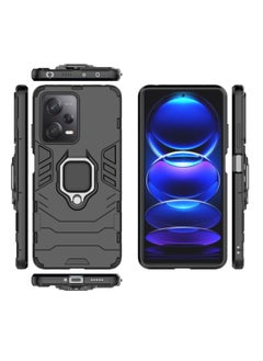 URBBKING Shockproof Protection Phone Case for Xiaomi Poco X5 pro 5G Black  - Image 3