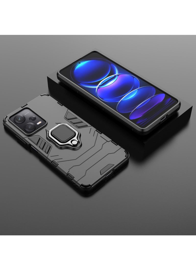 URBBKING Shockproof Protection Phone Case for Xiaomi Poco X5 pro 5G Black  - Image 5