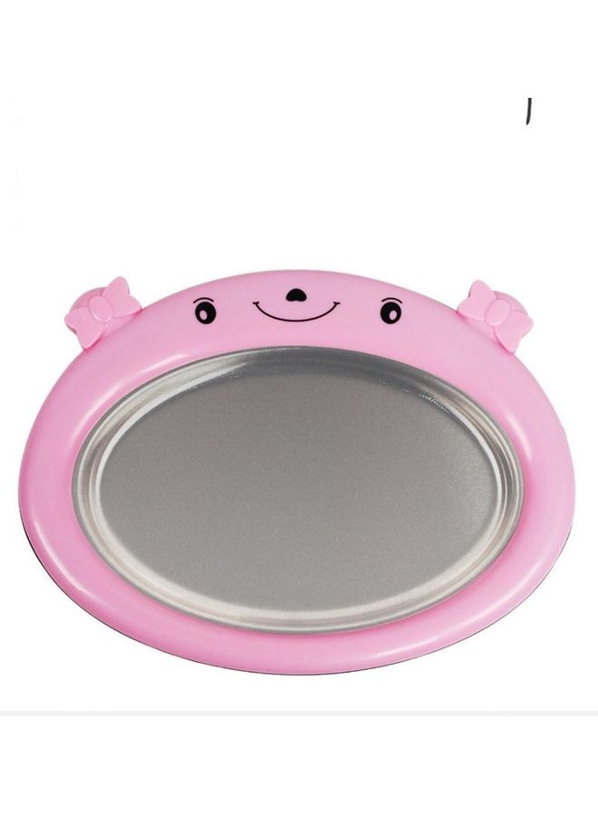 إسكدنيا طقم آلة صنع المثلجات مع طبق صغير مكون من 3 قطع وردي - Image 2