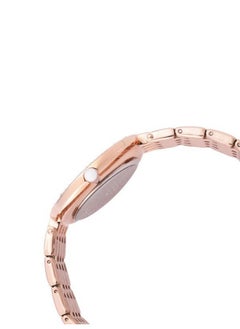 GIORDANO Giordano Eleganza Collection Round Analog Watch for Women, Diamond-Set with Metal Strap Ladies Water Resistant Wrist Watch - A2083 (Silver)  - Image 3