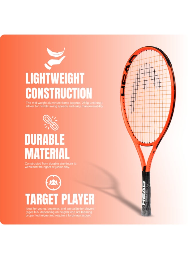 HEAD Radical Junior 23 (2025) Tennis Racquet – 23 Inch Lightweight Junior Tennis Racket, Pre-Strung Youth Frame with Power and Control for Beginner Kids Ages 6–8 - Premium tennis_racquets designed for performance, durability, and comfort - Image 3