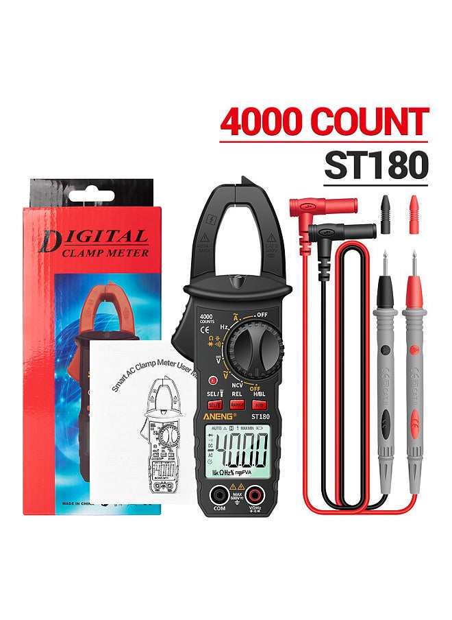 ANENG - ST180 4000 Counts Digital Clamp Meter Multimeter Clamp Multimeter Voltmeter Ammeter AC DC Voltage AC Current Meter NCV Tester Universal Meter Tester Current Clamp Tester - Image 1